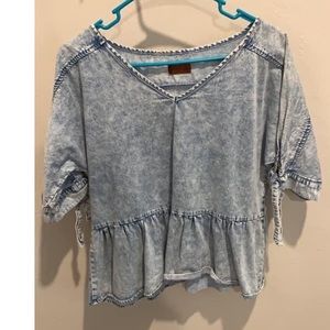 Boutique Denim Peplum